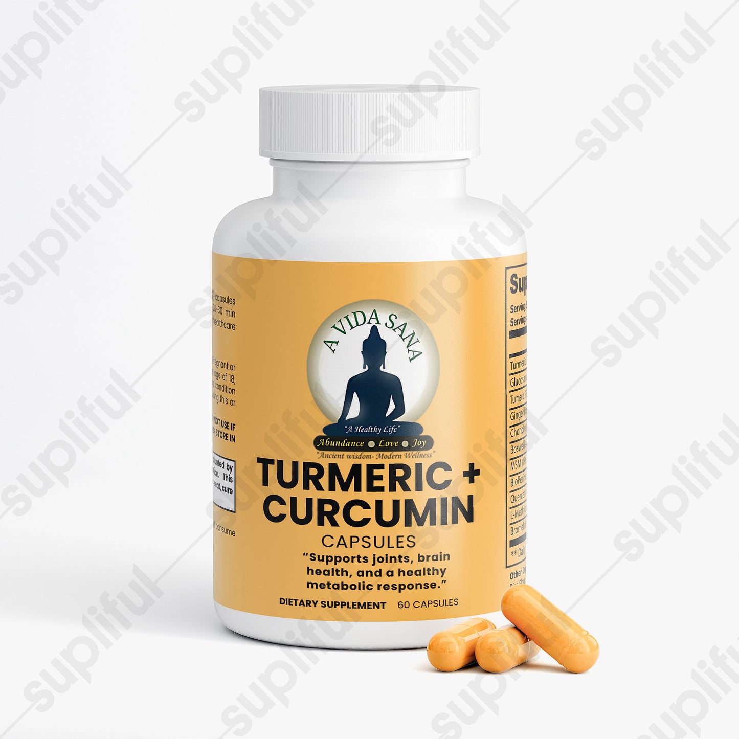 Avidasana Turmeric + Curcumin