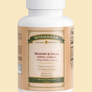 Memory & Focus Herbal Complex Ginkgo Biloba + Ginseng