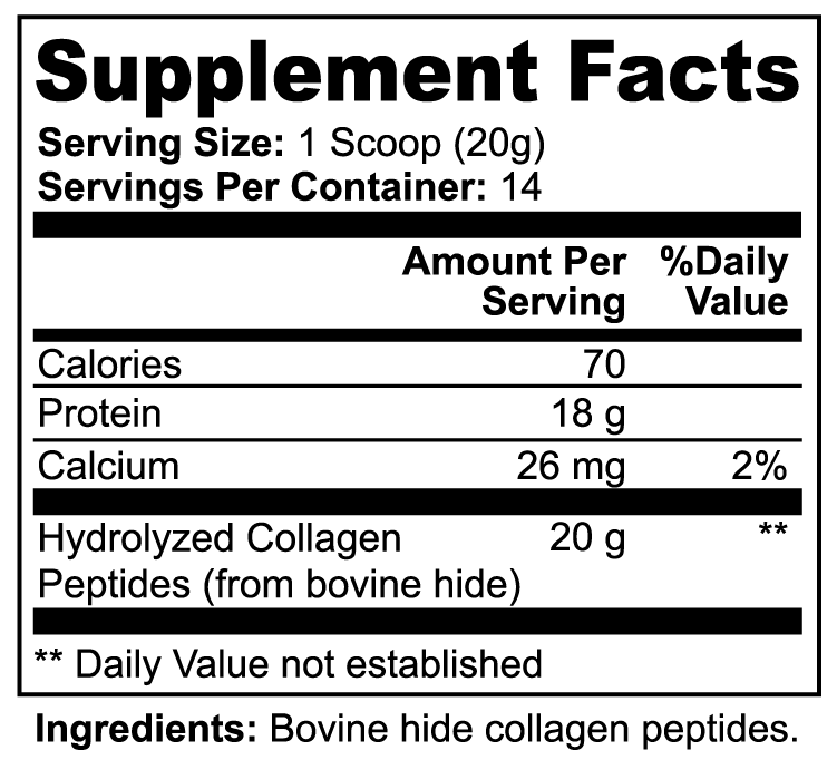 Hydrolyzed Collagen Peptides - Image 2
